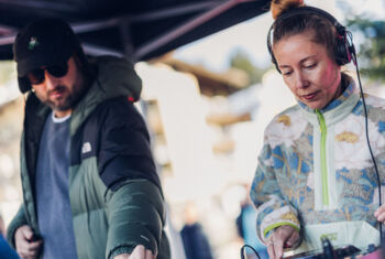 Hanna & BVisible beim Tanzcafe Arlberg Music Festival 2026
