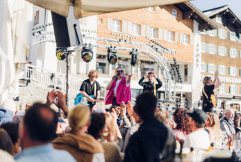 Caro Fux beim Tanzcafe Arlberg Music Festival 2026
