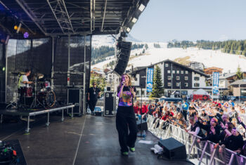 Esther Graf beim Tanzcafe Arlberg Music Festival 2026