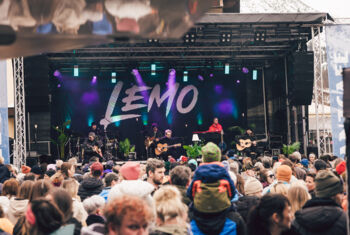 Lemo auf der Festivalbühne Rüfiplatz beim Tanzcafe Arlberg Music Festival 2026